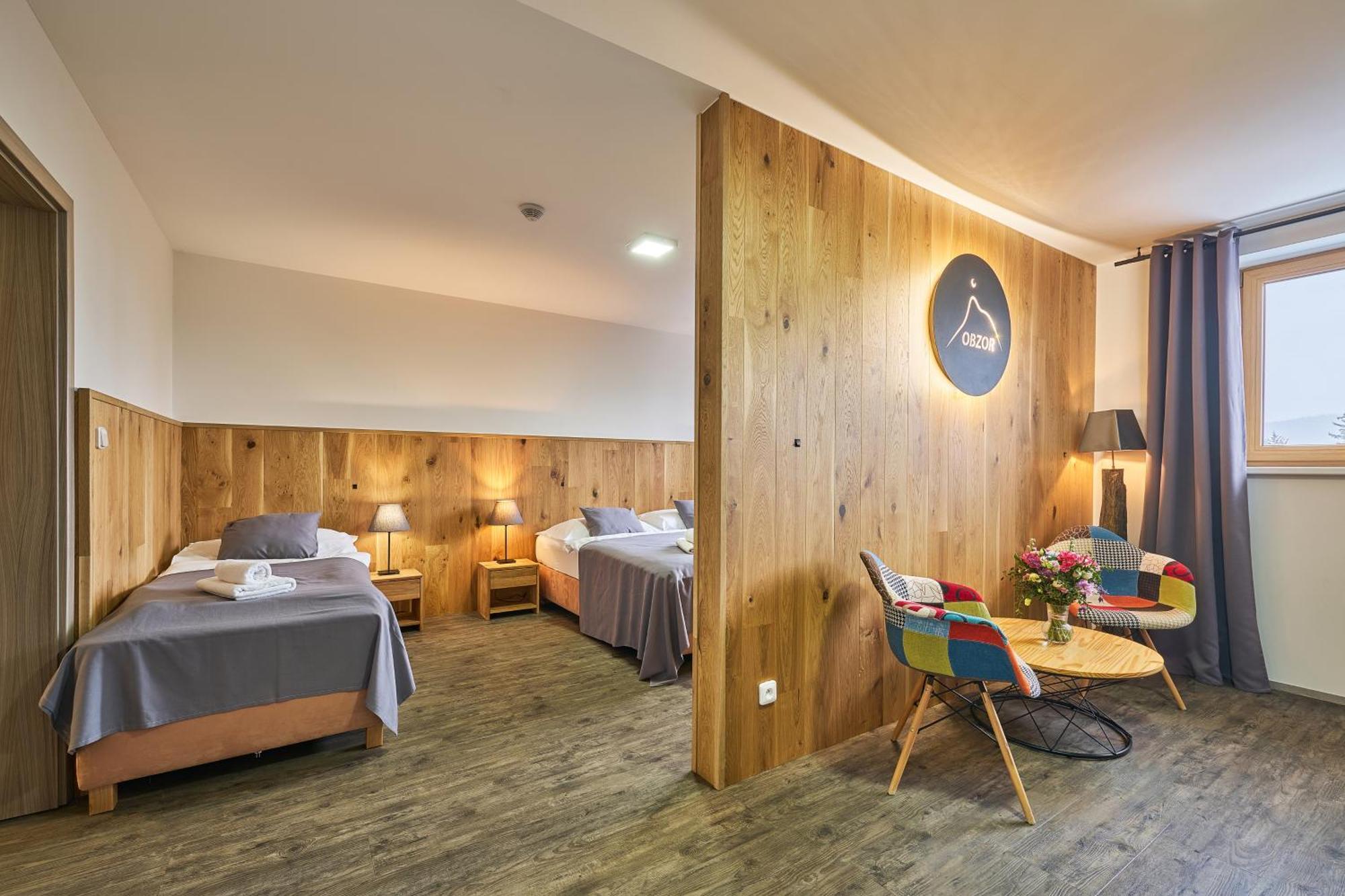 Hotel Obzor Pec pod Snezkou Esterno foto